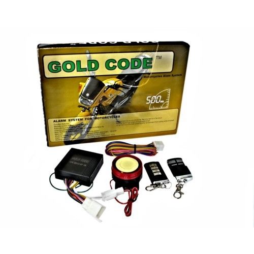 KIT ANTIFURTO UNIVERSALE PER MOTO ALLARME SIRENA 125 DB ANTI FURTO CODE GOLD