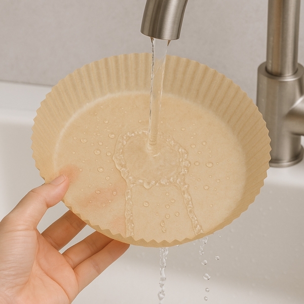 Vassoi in carta forno rotonda per friggitrice ad aria