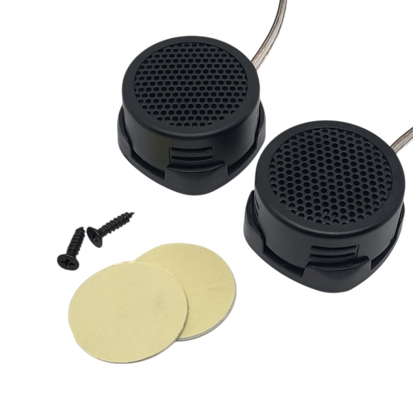 Dettaglio tweeter auto 500W con struttura compatta