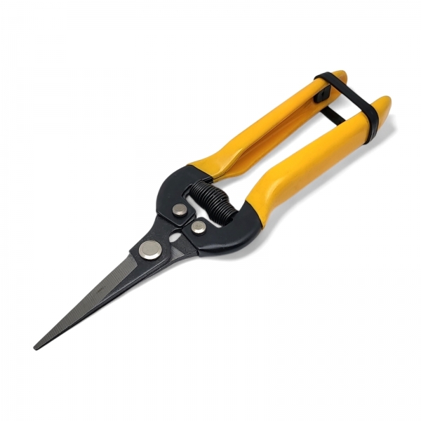 Forbici da giardinaggio con indicazione lunghezza 185 mm e taglio massimo 5 mm